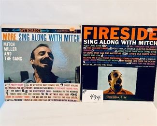 Lot# 494. (2) MITCH MILLER $12
very good- good.   1958-1959
