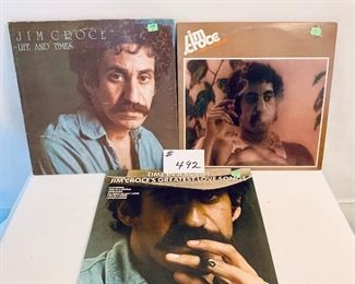 LOT #492- JIM CROCE $7 EACH 
A- LIFE AND TIMES 1973 fair
B- I GOT A NAME. 1973 very good
C- TIME IN A BOTTLE  1976 very good