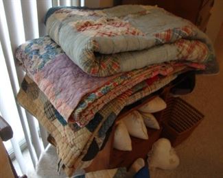 Several Antique Quilts!