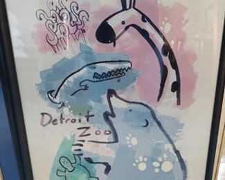 Detroit Zoo Poster