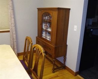 Dining Room Set: 100 Year Old Curio Cabinet 