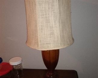 Hand Carved Lamp