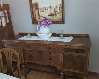 Dining Room Set: 100 Year Old Buffet