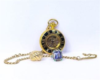 14k Rings and Costume pocket watch