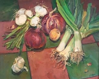 Mae Connor
Onion still life
Oil on canvas
