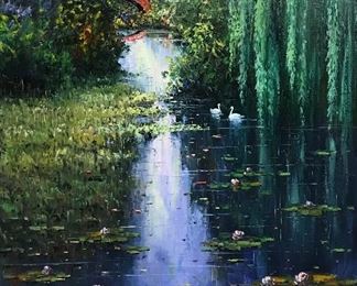 Edward Park
Lily Pond
Oil on canvas