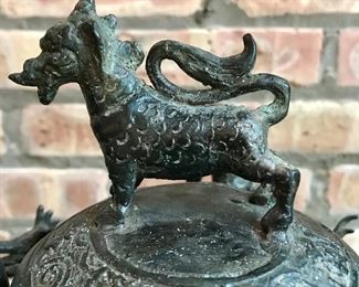 Ming Dynasty 
Ritual Kettle
Bronze 
Detail