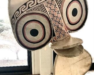 A Baining Kavat Mask
Bark cloth & paint
PNG, New Britain 
20th c