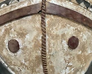 Baga
Serpent sculpture 
Wood & pigment 
20th c 
Detail 