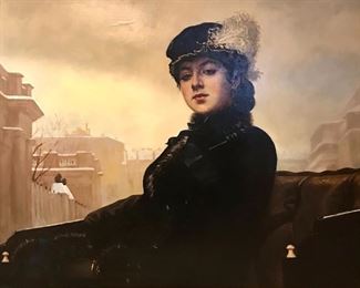 Sergei Chernokov 
Stranger Neznakoma
Oil on canvas
