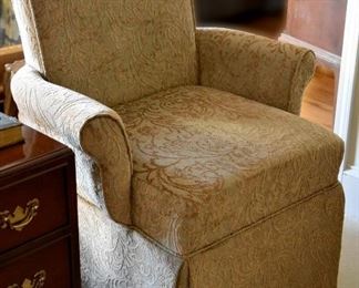 beautiful upholstered arm chair 