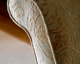 beautiful upholstered arm chair (detail)