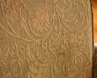 beautiful upholstered arm chair (detail)
