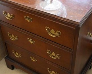 Side table, small chest of drawers