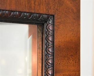 exceptional china display cabinet (detail) egg and dart