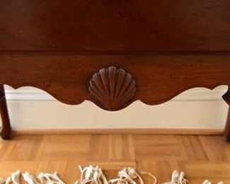 chest (detail) shell--typical of Newport