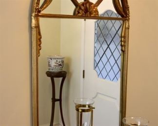 mirror large and beautiful for entrance hall or over  mantle