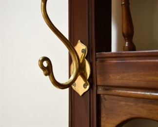 Hall tree/mud room stand, beautifully detailed. 