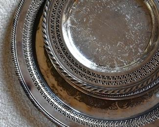 silver trays