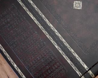 Maitland Smith "Book" coffee table (top detail)