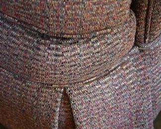 upholstered rocking swivel chair