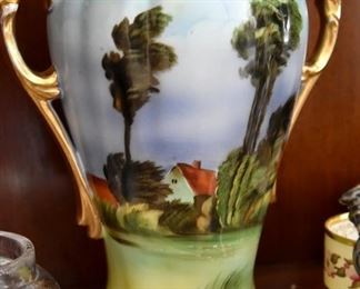 ceramic vase old paris style