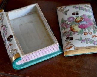 ceramic "book" (opened)