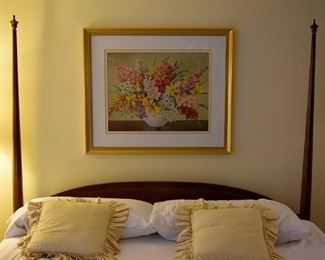 two-poster bed, king size