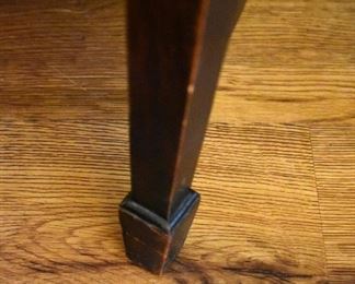 low backed chair (leg detail)