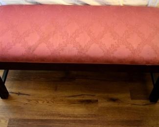 long upholstered bench