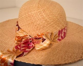 ladies' designer straw hat