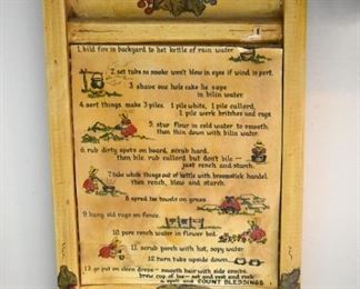 decorative washboard