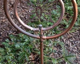 copper garden art