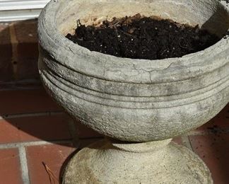 outdoor plant urn