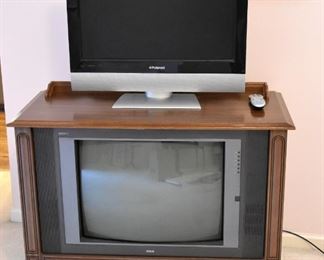 TWO televisions, old and new!