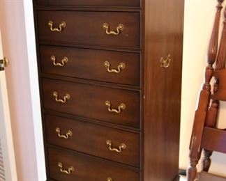 Henredon's 18th Century Portfolio tall/vertical chest of drawers