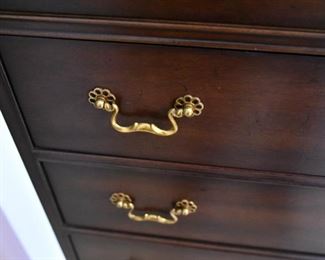 Henredon's 18th Century Portfolio tall/vertical chest of drawers (detail)