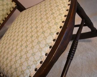 Rocking chair (detail seat and stretcher)