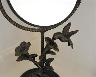 hummingbird makeup mirror