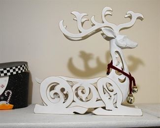 wooden reindeer