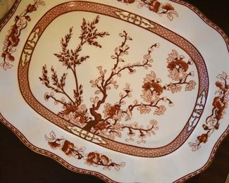 Coalport bone china, "Indian Tree Coral" pattern