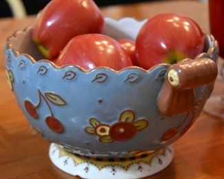 porcelain with faux apples