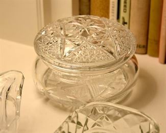 cut glass jar