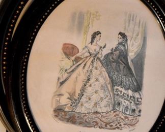 oval art framed