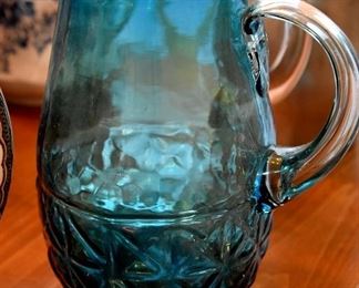 aqua pitcher