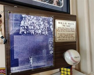 Willie Mays signed