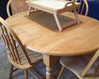 Dining Table with Chairs & Bed Tray
