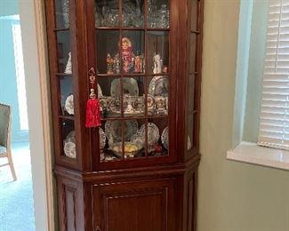 corner china cabinet