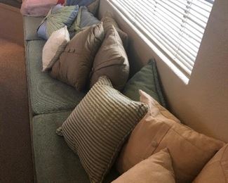Assorted throw pillows .50 ea unless otherwise marked