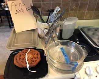 Miscellaneous pans and kitchen items still available